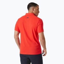 Koszulka polo męska Helly Hansen Hp Race Polo 2.0 alert. Czerwone koszulki polo męskie Helly Hansen, m, bez wzorów, sportowe, bez kołnierzyka, bez ramiączek. Za 259.99 zł.