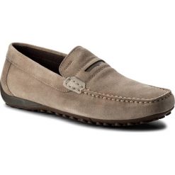 Mokasyny GEOX - U Snake Moc A U8207A 00022 C6029 Taupe. Brązowe mokasyny męskie Geox, ze skóry. W wyprzedaży za 299.00 zł.