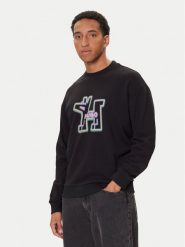 HUGO Bluza Newirex 50549213 Czarny Regular Fit. Czarne bluzy nierozpinane męskie Hugo, m, bez wzorów, z bawełny, bez ramiączek, bez kaptura. Za 399.99 zł.