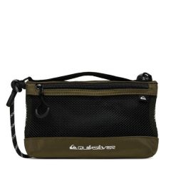 Saszetka Quiksilver. Brązowe saszetki męskie Quiksilver, bez wzorów, młodzieżowe, małe. Za 89.99 zł.
