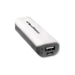 Powerbank QOLTEC 2600 Li-ion Biało-szary 51990. Powerbanki marki Qoltec. Za 39.99 zł.