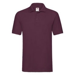 Męska Koszulka Polo Premium. Brązowe koszulki polo męskie Fruit of the Loom, m, bez wzorów, bez kołnierzyka, bez ramiączek. Za 64.99 zł.