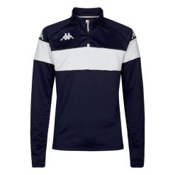 Bluza Kappa Dovare. Białe bluzy nierozpinane męskie Kappa, xl, bez wzorów, z materiału, sportowe, bez ramiączek, bez kaptura. Za 165.55 zł.