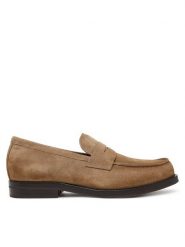 BOSS Mokasyny Dressletic 50546911 Beżowy. Brązowe mokasyny męskie Boss, ze skóry, bez zapięcia. Za 1,469.00 zł.