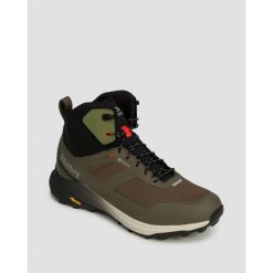 Buty męskie Dolomite Nibelia High GTX MUD GREEN/BLACK. Czarne buty trekkingowe męskie Dolomite, bez wzorów, bez zapięcia, trekkingowe. W wyprzedaży za 488.00 zł.