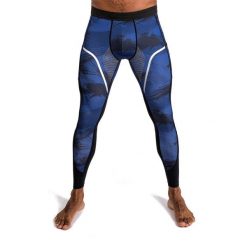 Legginsy męskie Venum Electron 3.0 Spats. Niebieskie legginsy męskie VENUM, l, bez wzorów. Za 199.00 zł.