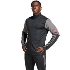 Bluza męska adidas Squadra 25 Training. Czarne bluzy nierozpinane męskie ADIDAS, l, bez wzorów, sportowe, bez ramiączek, bez kaptura. Za 159.00 zł.