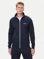 BOSS Bluza Authentic 50545564 Granatowy Regular Fit. Niebieskie bluzy rozpinane męskie Boss, m, bez wzorów, z bawełny, bez ramiączek, bez kaptura. Za 349.99 zł.