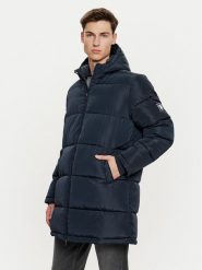 U.S. Polo Assn. Płaszcz zimowy MUP3712 Granatowy Regular Fit. Niebieskie płaszcze męskie U.S. Polo Assn., na zimę, m, bez wzorów, z syntetyku, bez kaptura. Za 499.99 zł.