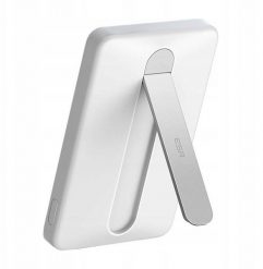 Powerbank magnetyczny z podstawką ESR Qi2 MagSlim 5000 mAh (biały). Białe powerbanki ESR. Za 173.89 zł.