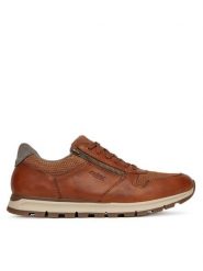 Rieker Sneakersy B0505-24 Brązowy. Brązowe buty sportowe na co dzień męskie Rieker, m, bez wzorów, ze skóry, bez ramiączek, bez kaptura. Za 429.99 zł.