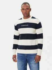 Guess Jeans Sweter M4BR37 Z3HM1 Écru Regular Fit. Kardigany męskie Guess Jeans, l, z aplikacjami, z bawełny, bez ramiączek. Za 309.99 zł.