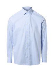 Finshley & Harding Męska koszula biznesowa Mężczyźni Modern Fit Bawełna niebieski|biały w kratkę, 43. Białe koszule męskie Finshley & Harding, m, bez wzorów, z bawełny, bez kołnierzyka, bez ramiączek. Za 159.95 zł.