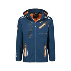 Kurtka męska softshell Geographical Norway ROYAUTE Navy/Orange. Brązowe kurtki męskie Geographical Norway, m, bez wzorów, z elastanu, sportowe, bez ramiączek. Za 249.00 zł.