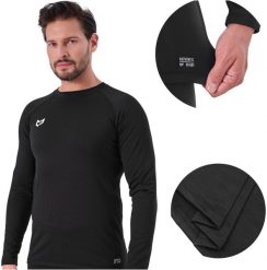 Beon Koszulka termoaktywna męska Beon Skin Flare Quantum Black M. Czarne bielizna termoaktywna męska Beon, m, bez wzorów, bez ramiączek. Za 49.95 zł.