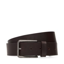 Pasek Męski Calvin Klein. Brązowe paski męskie Calvin Klein, bez wzorów. Za 159.99 zł.