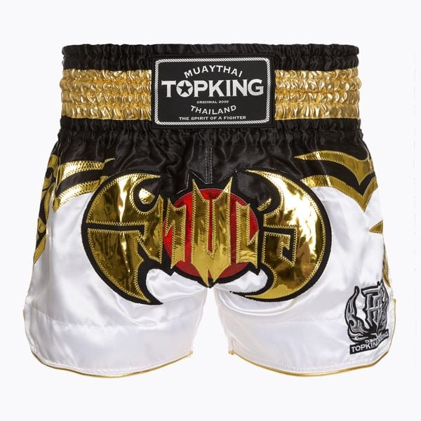 Spodenki treningowe Top King Kickboxing. Białe szorty sportowe męskie TOP KING, bez wzorów, sportowe. Za 309.99 zł.