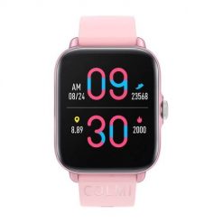 Smartwatch Colmi P28 Plus (Różowy). Czerwone smartbandy Colmi. Za 109.00 zł.