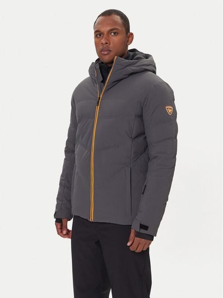 Rossignol Kurtka narciarska RLMMJ05 Szary Regular Fit. Szare kurtki narciarskie i snowboardowe męskie Rossignol, na zimę, m, bez wzorów, z syntetyku, bez kaptura, narciarskie. Za 899.99 zł.