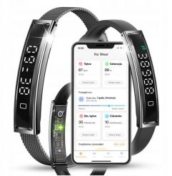 Opaska Smartband Bluetooth Pulsometr Krokomierz Wodoodporna Sen Sport Woda. Pulsometry JG Smart. Za 179.99 zł.