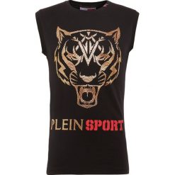 Plein Sport TIGER FACE Tshirt z nadrukiem black/gold. T-shirty męskie marki Plein Sport. W wyprzedaży za 409.50 zł.