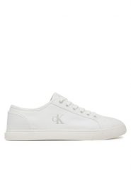 Calvin Klein Jeans Tenisówki Ess Vulc Low Mg Canvas YM0YM01209 Biały. Białe trampki męskie Calvin Klein Jeans, bez wzorów, z jeansu, bez zapięcia. Za 169.99 zł.