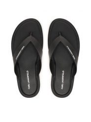 KARL LAGERFELD Japonki Kastor IV KL70206C Czarny. Czarne klapki i japonki męskie KARL LAGERFELD, bez wzorów, ze skóry. Za 547.99 zł.