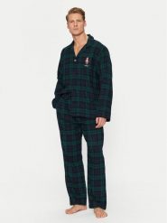 Polo Ralph Lauren Piżama 714915985002 Zielony Regular Fit. Zielone piżamy męskie Polo Ralph Lauren, m, bez wzorów, z bawełny, bez kołnierzyka, bez ramiączek. Za 939.99 zł.