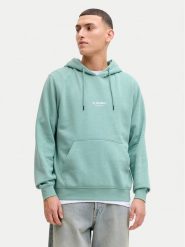Jack & Jones Bluza Soho 12278789 Zielony Relaxed Fit. Zielone bluzy nierozpinane męskie Jack & Jones, m, bez wzorów, z bawełny, bez ramiączek, bez kaptura. Za 179.99 zł.