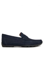 Geox Mokasyny U Kosmopolis + Grip U35CFB 00020 C4064 Granatowy. Niebieskie mokasyny męskie Geox, ze skóry, bez zapięcia. Za 409.99 zł.
