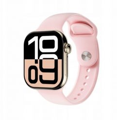 PLATINET SMART WATCH ZEGAREK SPORTOWY BLUETOOTH PRO MINI, 190 MAH, 1,85" ROSE GOLD [46207]. Czerwone zegarki smartwatch Mexen. Za 129.52 zł.