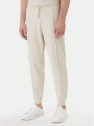 BOSS Spodnie dresowe Sense 50557197 Beżowy Regular Fit. Brązowe spodnie dresowe męskie Boss, bez wzorów, z bawełny. Za 449.99 zł.