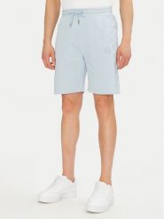 KARL LAGERFELD Szorty sportowe 705071 552951 Niebieski Regular Fit. Niebieskie szorty sportowe męskie KARL LAGERFELD, bez wzorów, z bawełny, sportowe. Za 459.99 zł.
