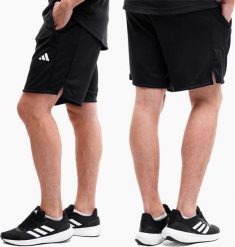 Adidas Spodenki męskie adidas Train Essentials All Set Training czarne IB8161 XL. Czarne szorty sportowe męskie ADIDAS, bez wzorów, sportowe. Za 122.90 zł.