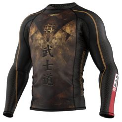 Koszulka sportowa męska Rashguard do MMA EXTREME HOBBY BUSHIDO. Czarne bielizna termoaktywna męska EXTREME HOBBY, m, bez wzorów, z bawełny, bez ramiączek, na fitness i siłownię. Za 209.00 zł.