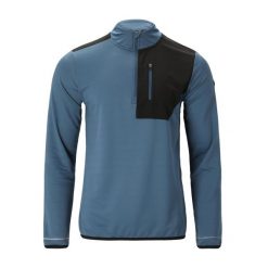 Bluza do biegania męska Endurance Breger. Niebieskie bluzy nierozpinane męskie Endurance, m, bez wzorów, bez ramiączek, bez kaptura. Za 199.99 zł.
