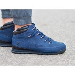 Buty lifestyle męskie Timberland Euro Rock Mid Hiker A2AGH. Niebieskie buty sportowe na co dzień męskie Timberland, m, bez wzorów, casualowe, bez ramiączek, bez kaptura. Za 592.00 zł.