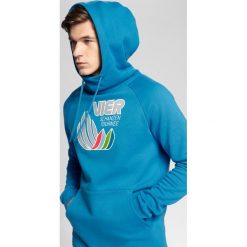 Bluza męska 4Hills BLM101 - niebieski. Bluzy z kapturem męskie marki 4f. Za 159.99 zł.