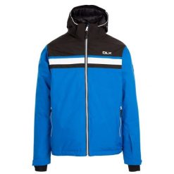 Męska Kurtka Narciarska Vaughn DLX. Niebieskie kurtki narciarskie i snowboardowe męskie Trespass, na zimę, m, bez wzorów, bez kaptura, narciarskie. Za 558.99 zł.
