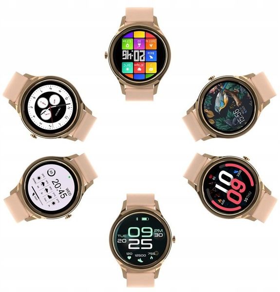 Forever smartwatch ForeVive 3 SB-340 złoty z głośnikiem bluetooth 3W. Żółte zegarki smartwatch Forever. Za 101.27 zł.