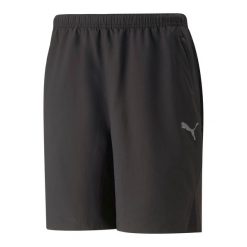 Spodenki fitness męskie PUMA Train Ultraweave 7". Czarne buty treningowe męskie Puma, bez wzorów, bez zapięcia, na fitness i siłownię. Za 98.99 zł.
