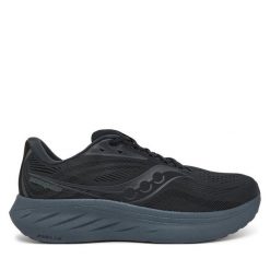 Buty do biegania Saucony. Czarne buty do biegania męskie Saucony, bez wzorów, bez zapięcia, do biegania. Za 629.99 zł.