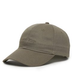 Czapka z daszkiem Calvin Klein. Szare czapki męskie Calvin Klein, bez wzorów. Za 169.99 zł.
