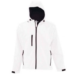 Męska Kurtka Soft Shell Replay Z Kapturem. Białe kurtki męskie SOL'S, m, bez wzorów, sportowe, bez ramiączek, z kapturem. Za 281.99 zł.