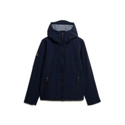 Bluza z kapturem Superdry Softshell Tech. Niebieskie bluzy z kapturem męskie Superdry., m, bez wzorów, z softshellu, z kapturem. W wyprzedaży za 420.00 zł.