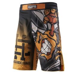 Spodenki do Grapplingu MMA BJJ K1 męskie EXTREME HOBBY ANGRY WASP. Czarne szorty sportowe męskie EXTREME HOBBY, bez wzorów, z poliesteru, sportowe. Za 219.00 zł.