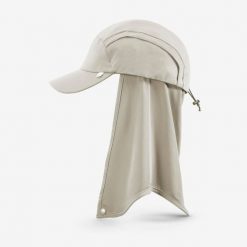 Czapka z daszkiem Forlcaz MT900 V2. Brązowe czapki męskie FORCLAZ, bez wzorów, z materiału, sportowe. Za 59.99 zł.