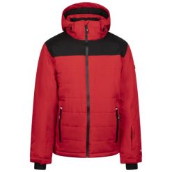 Trespass Christopher - Męska kurtka narciarska czerwona. Czerwone kurtki narciarskie i snowboardowe męskie Trespass, m, bez wzorów, z puchu, bez kaptura, narciarskie. Za 563.99 zł.