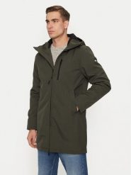 Schott NYC Kurtka przejściowa KALVIN Zielony Regular Fit. Zielone kurtki męskie Schott NYC, l, bez wzorów, z syntetyku, bez ramiączek, bez kaptura. Za 739.99 zł.