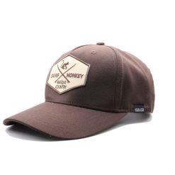 Czapka trucker –5 paneli –poliester z recyklingu /dla dorosłych (brązowy). Brązowe czapki męskie SURF MONKEY, bez wzorów, z poliesteru, sportowe. Za 159.95 zł.